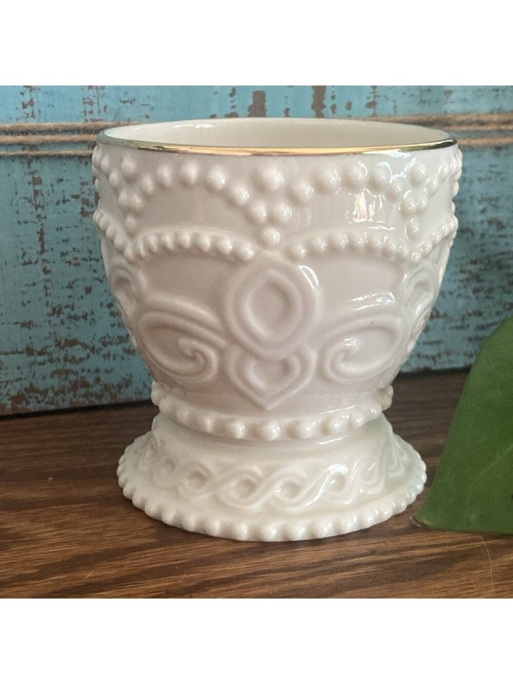 Lenox Classic Beaded Tea Lights Candle Holder Wedding Bridal Christmas Decor